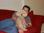 Watching TV with dad