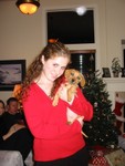 Kiley & her vicous dog!