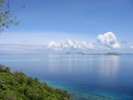 View from the top of Castaway Island