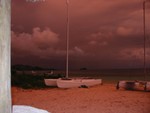 Our sailboat: poor thing didn't know what it was in for!