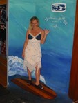 The only safe place for Amy to surf