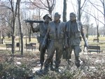 A part of the Korean War Memorial