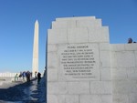 WWII Memorial with Washington Monument